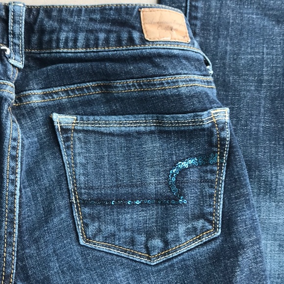 American Eagle Skinny Kick Stretch Jeans size 2 - Picture 5 of 8